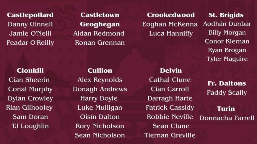 U14 Hurling Development Panel