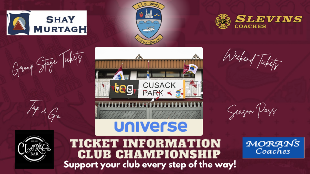 Club Championship Tickets