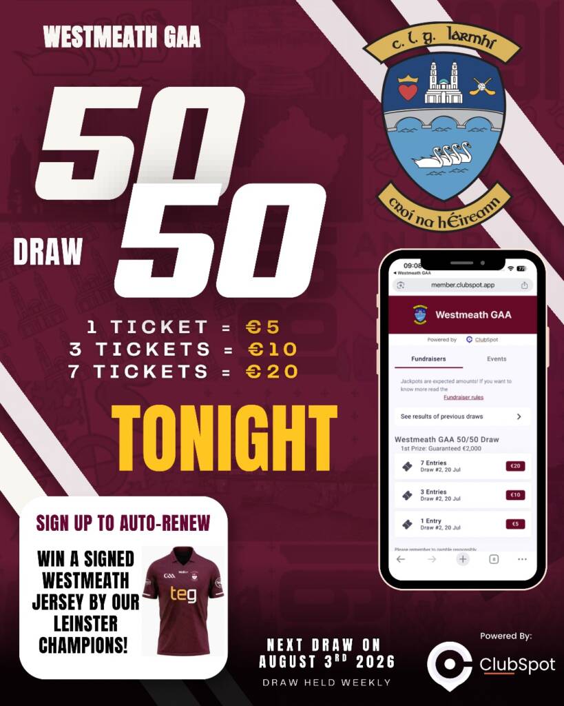 50/50 Draw!