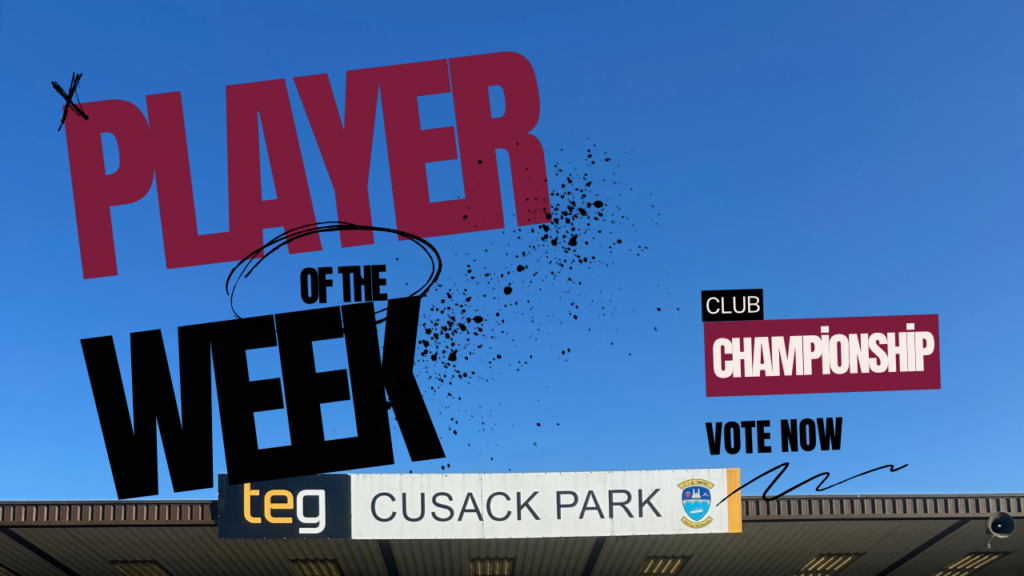 Club Player of the Week!